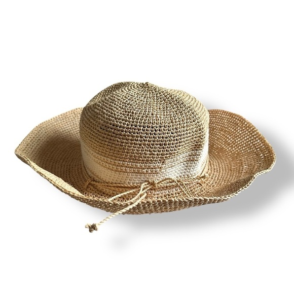 Helen Kaminski Provence 10 Raffia Sun Hat Natural Wide Brim Packable main image 9